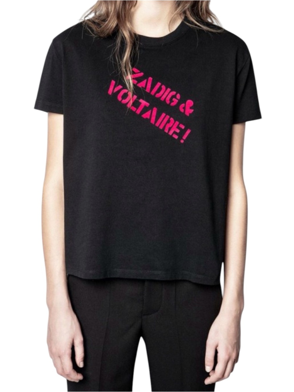Zadig & Voltaire Backstage Black T Shirt